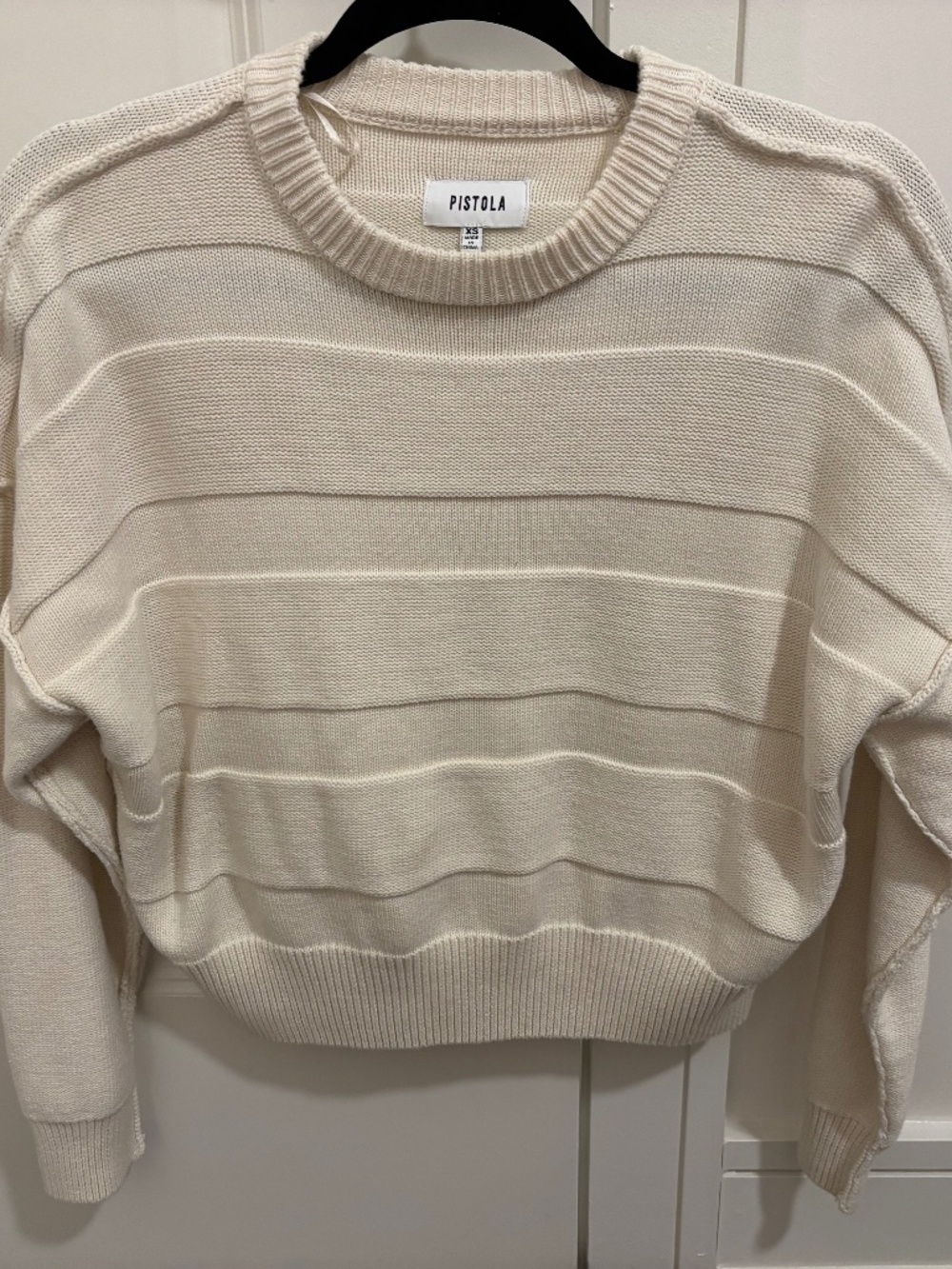 Pistola Women's Cream and White Jumper